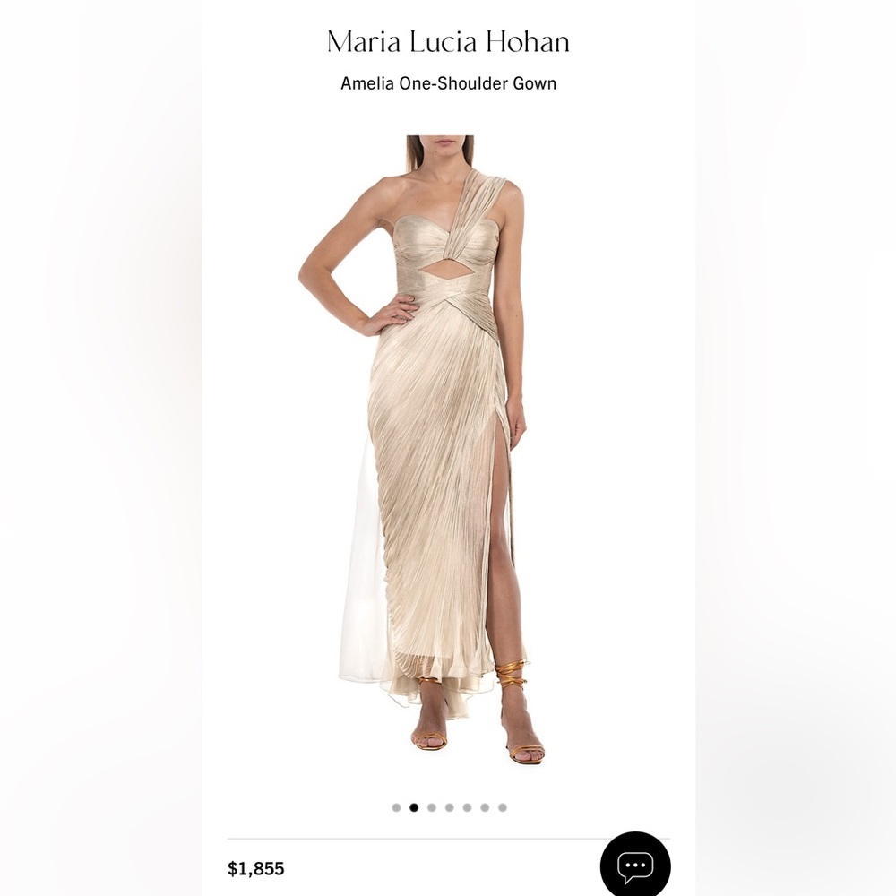 ‘Amelia’ dress in moonlight from Maria Lucia Hohan